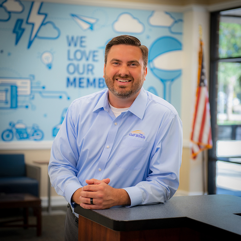 Daniel Souers, president and CEO of Gulf Winds Credit Union